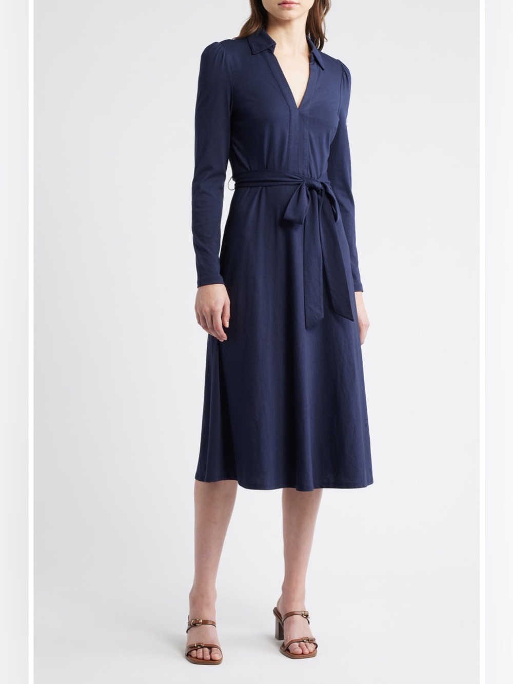 Boden Imogen Collared Jersey Dress
